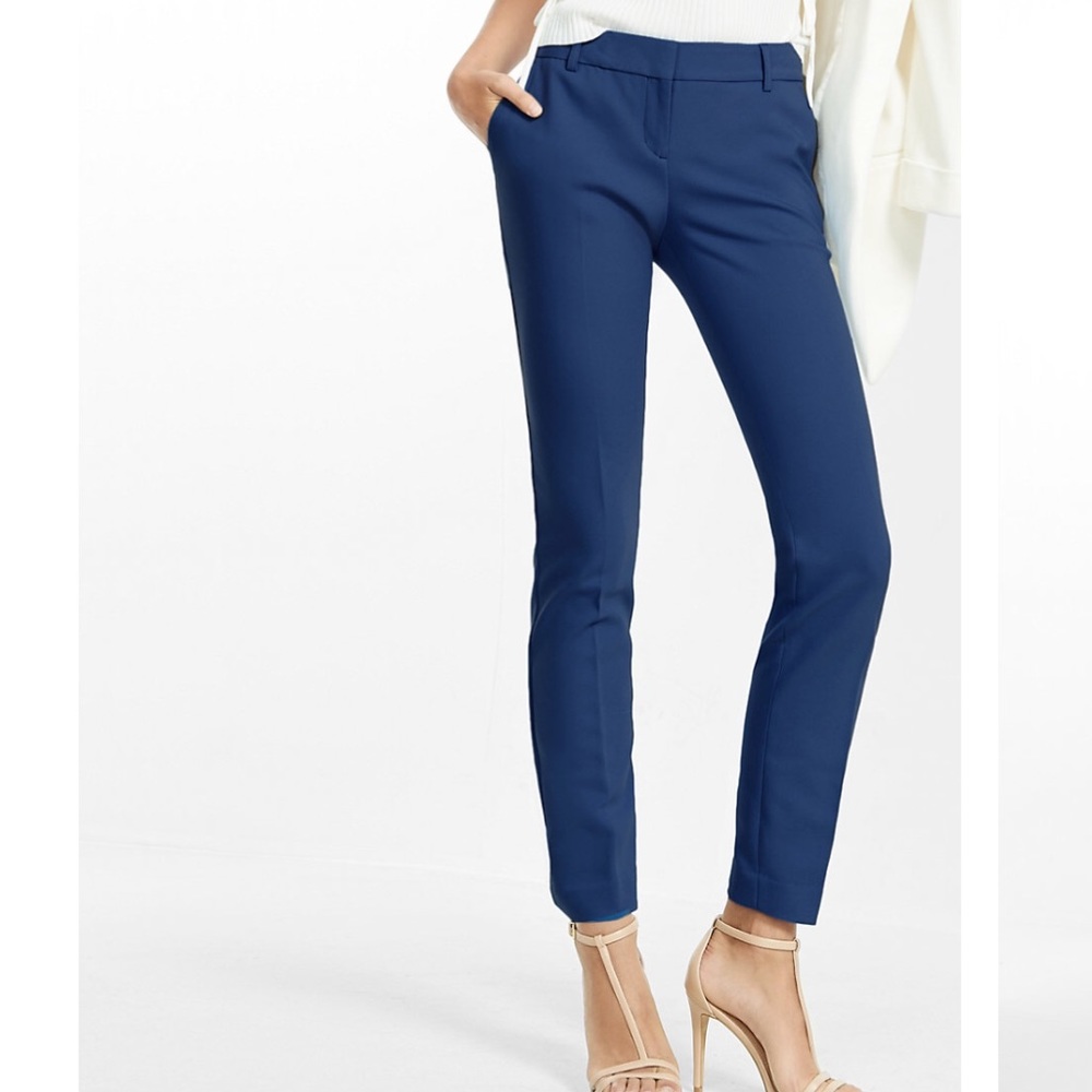 Express columnist navy blue dress pants size 6R